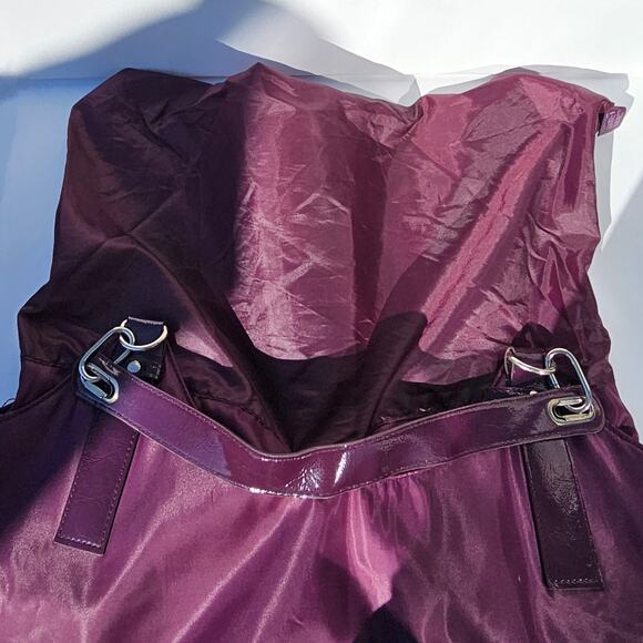 Calvin Klein Plum Purple Nylon Hobo Bag - Picture 6 of 10